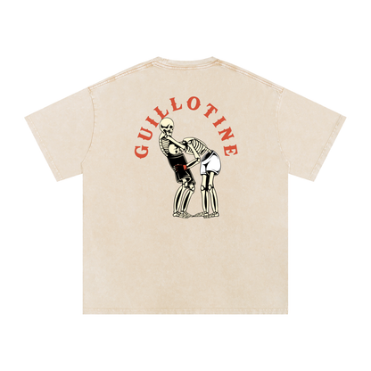 NEW - Guillotine Red Text T-Shirt - ARETE