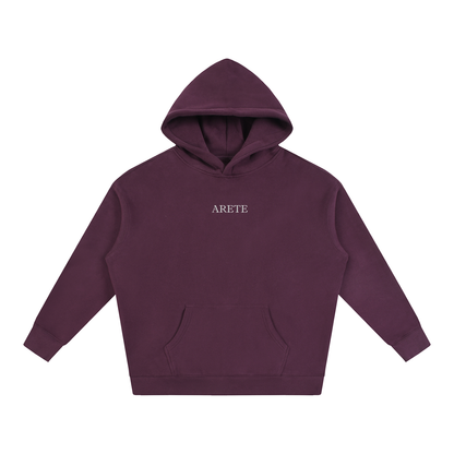 New - Signature Black Text Hoodie - ARETE