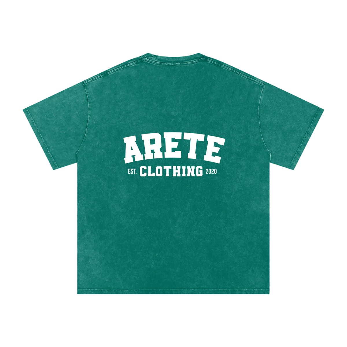 NEW - Classic White Text T-Shirt - ARETE