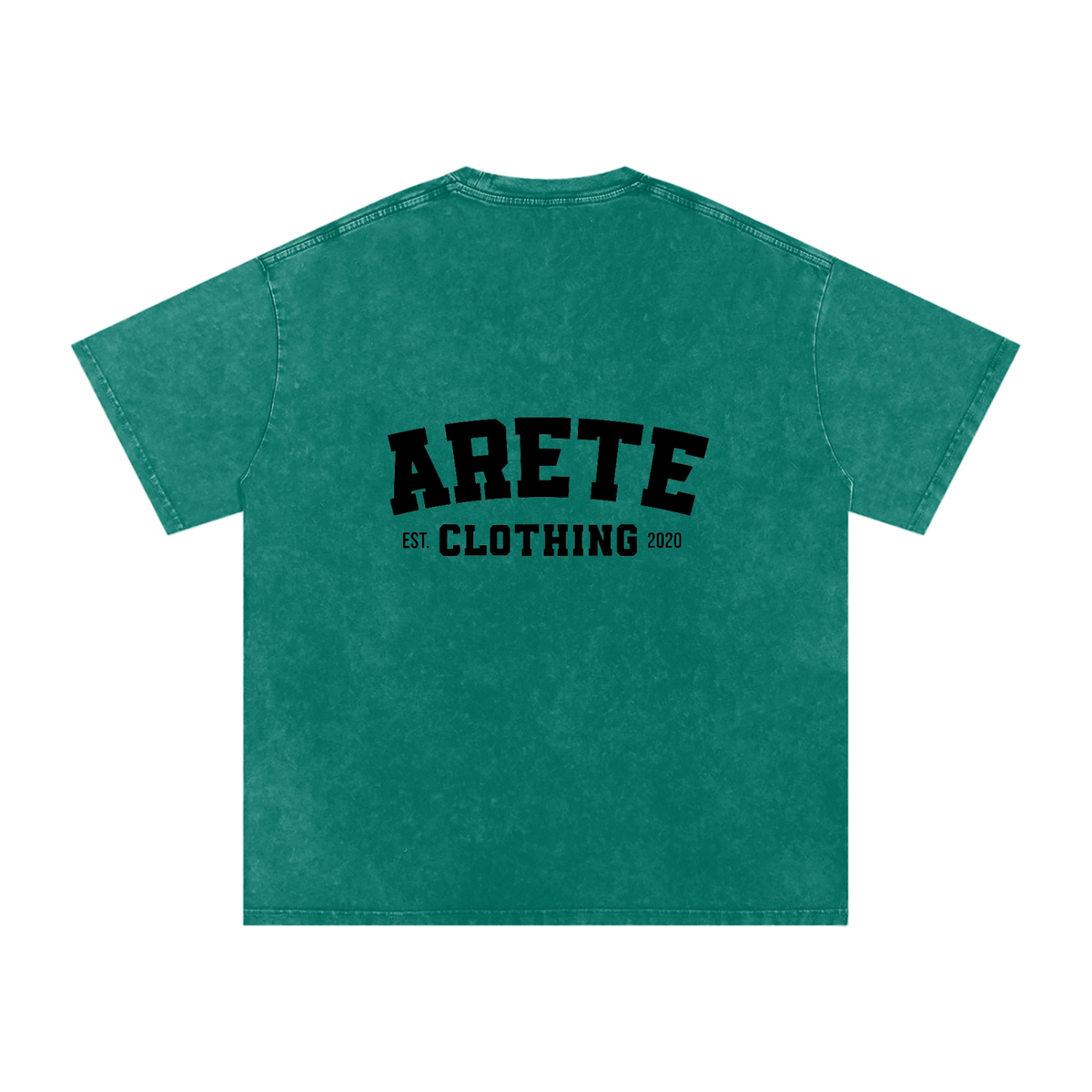 NEW - Classic Black Text T-Shirt - ARETE
