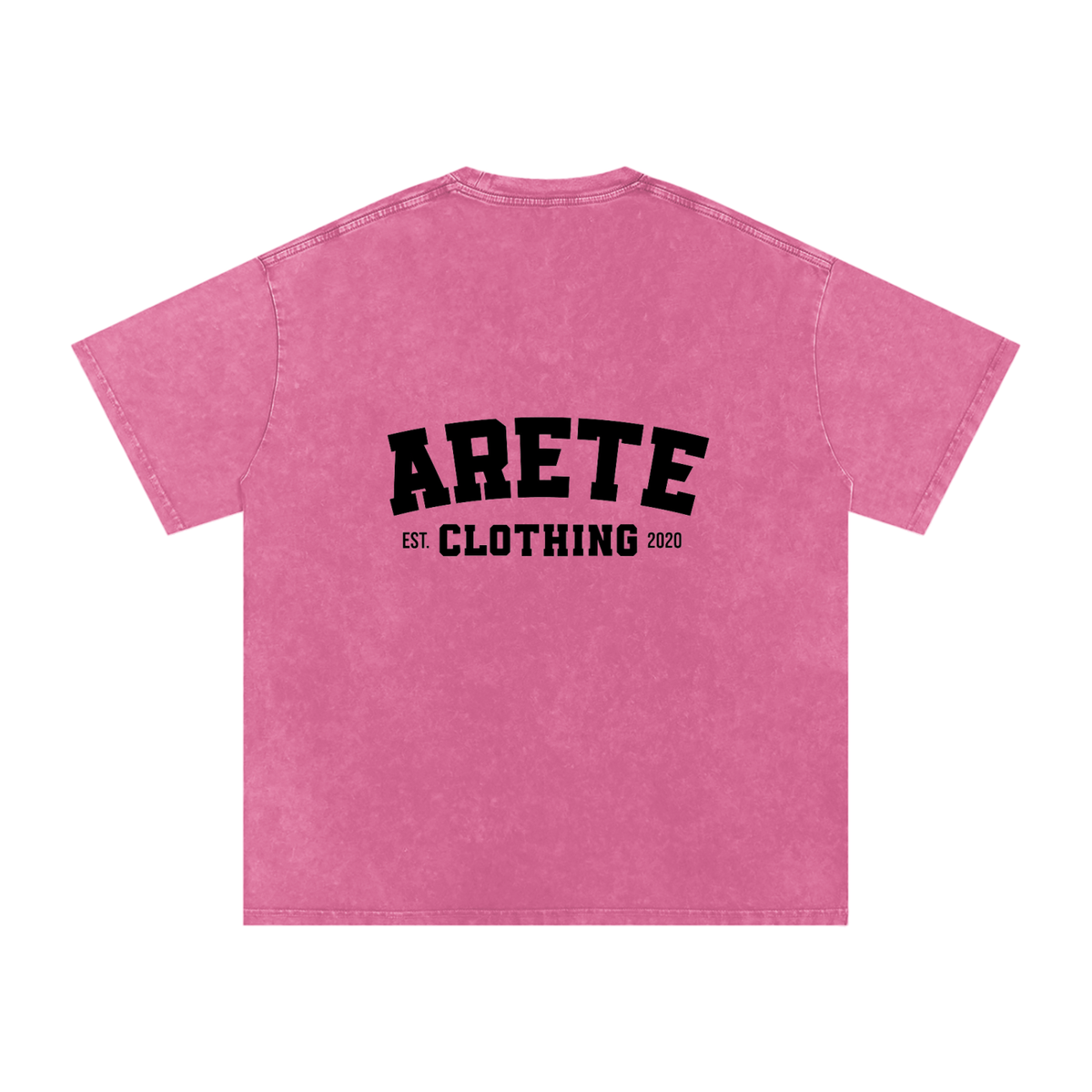 NEW - Classic Black Text T-Shirt - ARETE