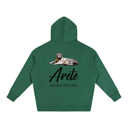 New - Signature Black Text Hoodie - ARETE