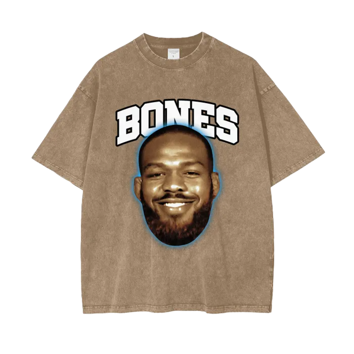 Bones White Text T-shirt - ARETE