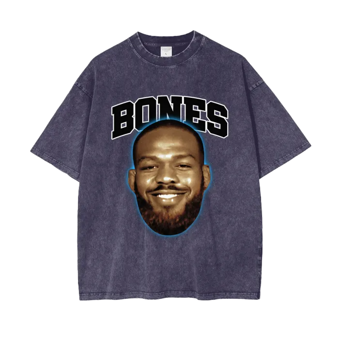 Bones Black Text T-shirt - ARETE